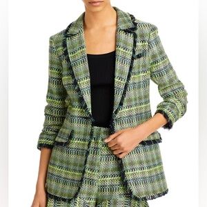 Cinq a Sept Khloe Boxweave Blazer in Oasis Multi - NEW - Size 4